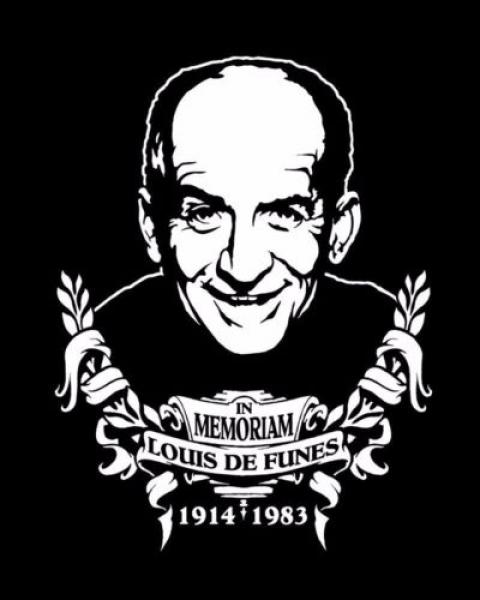 Louis DeFunes - In Memoriam - Men T-Shirt (S-5XL)
